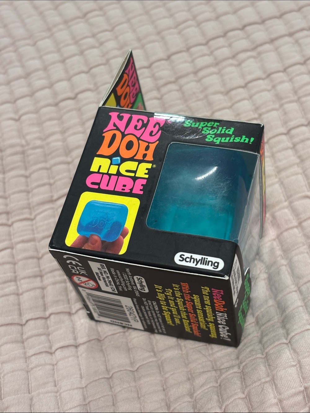 NEW NeeDoh Nice Cube - Blue Super Solid Squish - Picture 5 of 6